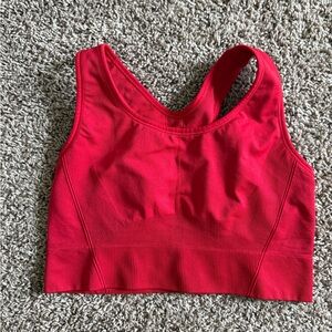 All in Motion Red Sports Bra